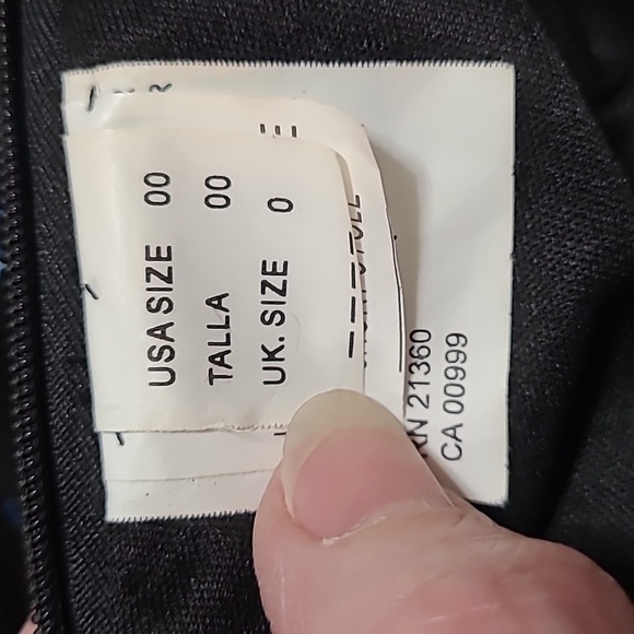 Morilee Madeline Gardner Beautiful Dress Black blue stones, Size 00 - Picture 7 of 12